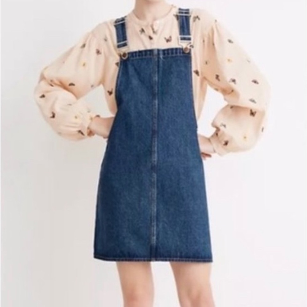 Madewell Overall Denim Mini Dress